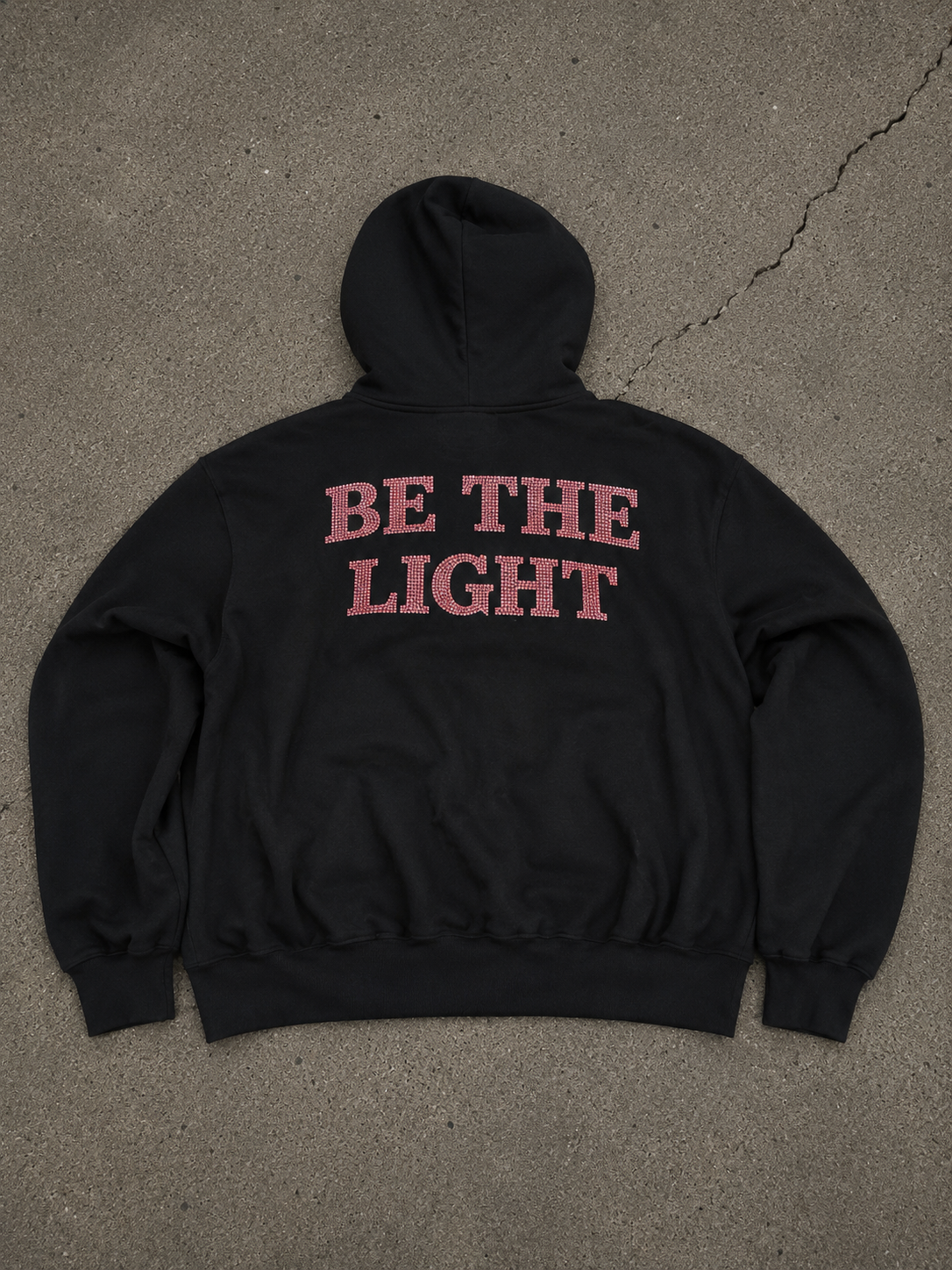 100% Cotton Full-Zip Boxy Hoodie